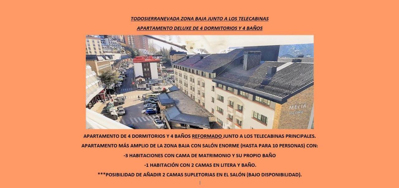 Todosierranevada Zona Baja - Apartamentos De 4 Dormitorios - Junto A Los Telecabinas Sierra Nevada Exteriör bild